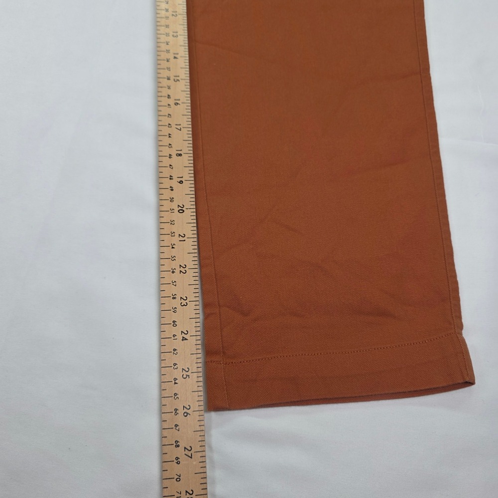 Gap Womens Pull-On Pants Ginger Bread Brown Drawstring Straight Leg Large NEW - Picture 3 of 7